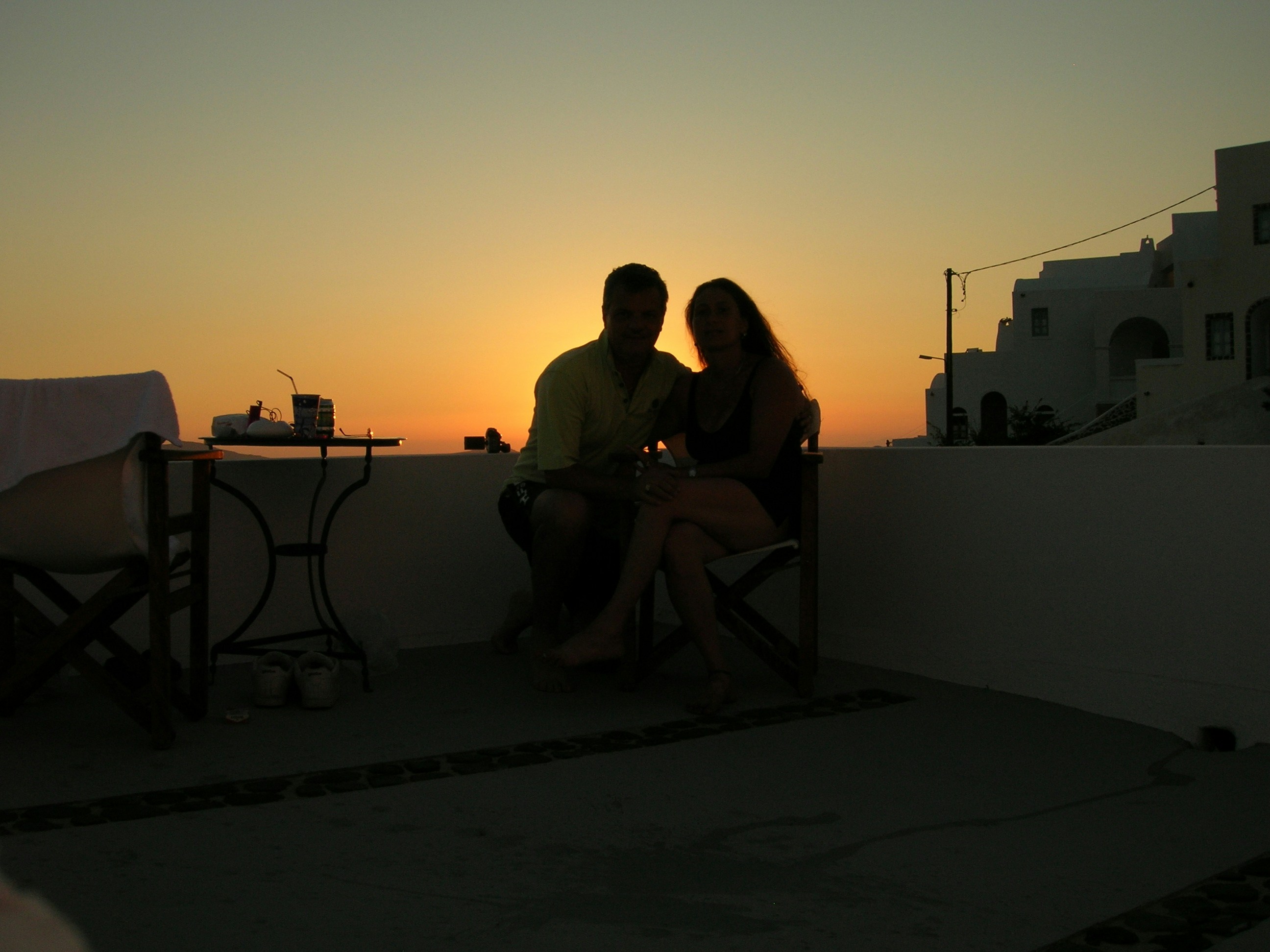A couple enjoying the sunset together getting ready for intimacy in the app